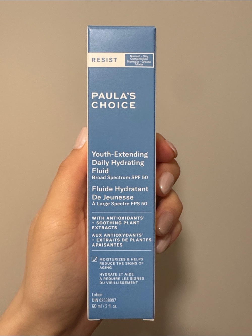 Paula's Choice Blue Youth-Extending Daily Hydrating Fluid SPF 50